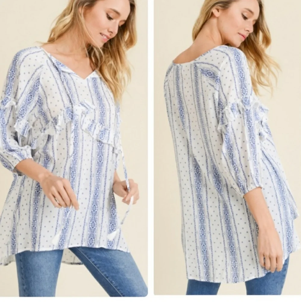 🔥New boutique boho top - Picture 2 of 13